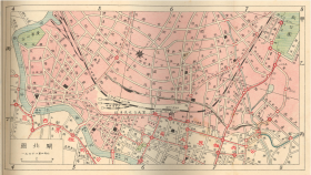 【提供资料信息服务】老地图 1929年上海商埠交通图 1929上海闸北