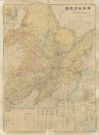 【提供资料信息服务】老地图1937年满洲经济地图