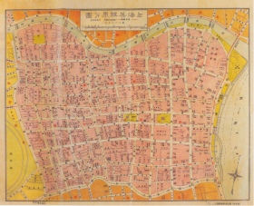 【提供资料信息服务】老地图 上海英租界分区图(1918年)
