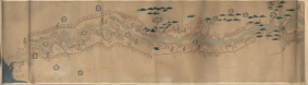 【提供资料信息服务】老地图1881年山东省黄河图