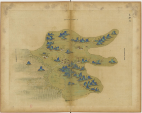 【提供资料信息服务】老地图 1661年浙江地区地图 25长兴县