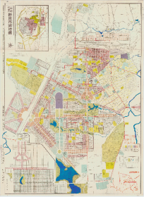 【提供资料信息服务】老地图1937年最新地番入新京市街地图