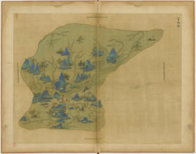 【提供资料信息服务】老地图 1661年浙江地区地图 08富阳县