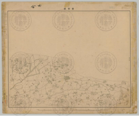 【提供资料信息服务】老地图 民国初年苏南  簧巷镇