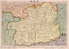 【提供资料信息服务】老地图 1917年中国新舆图系列  24贵州