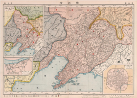 【提供资料信息服务】老地图 1917年中国新舆图系列  奉天