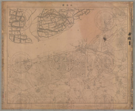 【提供资料信息服务】老地图 民国初年苏南  大港镇
