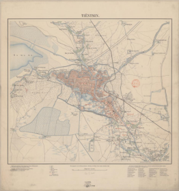 【提供资料信息服务】老地图 天津地图 1903年
