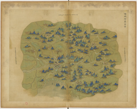 【提供资料信息服务】老地图 1661年浙江地区地图 22湖州府属全图