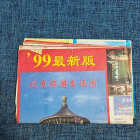 老地图：`99最新版北京旅游交通图【1999年】