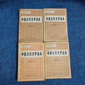 中学教师进修丛书：中国古代文学读本（一二三四册全）4册合售