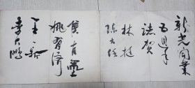 “程思远，徐北汀，柳斌，孙菊生，任率英，陈大章，郭石夫，魏隐儒，戴泽“等签名两册