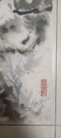 中国美术家协会 理事，中央民族大学美术教授李魁正“晨曲-玉兰，麻雀”花鸟画