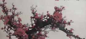 中国美术家协会理事，著名画家王成喜“清香溢远”红梅国画