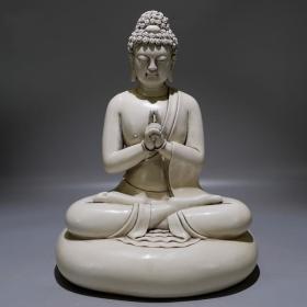 德化窑何朝宗款释迦摩尼