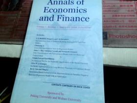 Annals of Economics and Finance【Volume 2. Number 1. May 2001 (ISSN 1529-7373）】