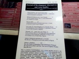 Journal of Development Alternatives and Area Studies【2004vol.23 No1&2】