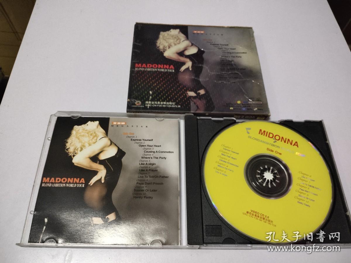 MADONNA BLOND AMBITION WORLD TOUR麦当娜VCD