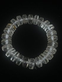 旧藏，战国时期水晶手串规格:珠径1.5cm重98g