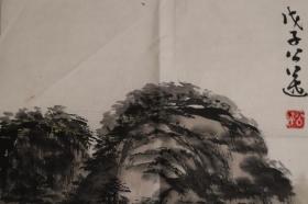 郭公达山水国画  72*34厘米 真伪自察，包老包手绘