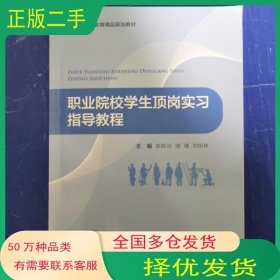 职业院校学生顶岗实习指导教程彭铁光 主编湖南师范大学出版社9787564822583