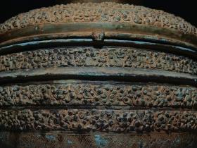 战国青铜蟠螭纹敦