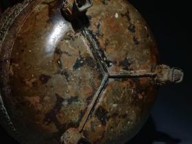 战国青铜蟠螭纹敦