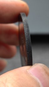 酱彩银元文曹锟宪法成立纪念双旗