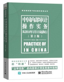 中国内部审计操作实务 贺志东 第2版 电子工业出版社