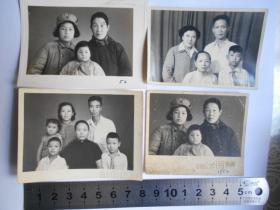 老照片【50年代，家庭合影，10张】