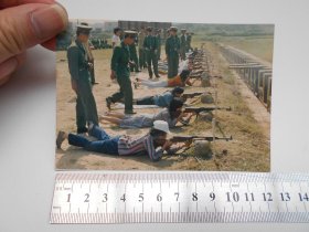 老照片【1991年，民兵射击训练】