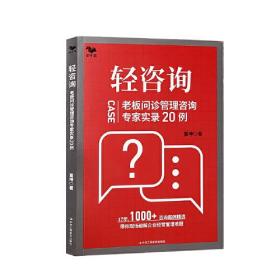 轻咨询：老板问诊管理咨询专家实录20例（1000+咨询案例精选）