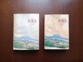 必由之路第一部 ：《春潮急》（全2冊），上海人民出版社1974年平裝32開、一版一印、館藏圖書、包順丰！