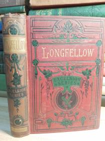 1884年  LONGFELLOW'S POETICAL WORKS   19X13.5CM