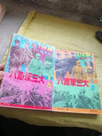 八路军三大主力抗战纪实 中、下册   2本合售