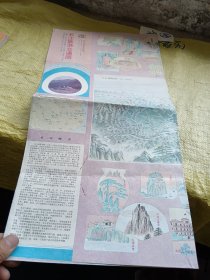 长江旅游交通图  1988  成都地图出版社