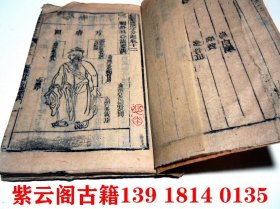 【清】中医木刻板画【医宗金监】卷12 ；外科临床穴位篇， - #5421