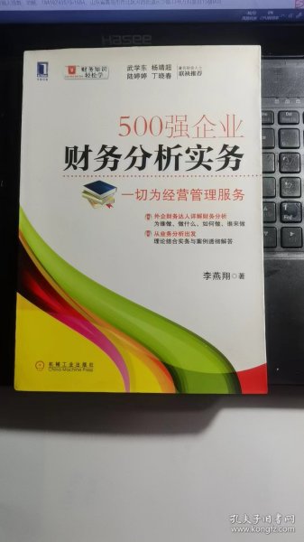 500强企业财务分析实务：一切为经营管理服务