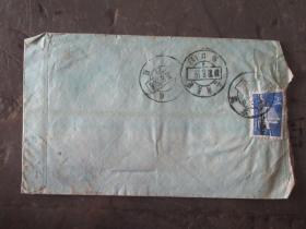 七八十年代建水寄昆明实寄封，三个邮戳，品如图1