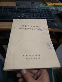 河南省开封市1949年前历年大水大旱史料
