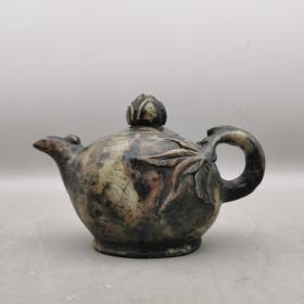 民国寿山石雕茶壶