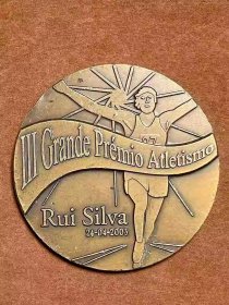 2003年葡萄牙田径世界名将鲁伊席尔瓦纪念章大铜章徽章牌子