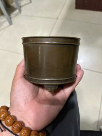 古玩旧藏老铜炉铜香炉