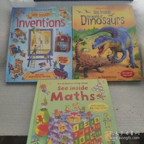 See Inside Inventions (Usborne See Inside)（3本合售）硬精装