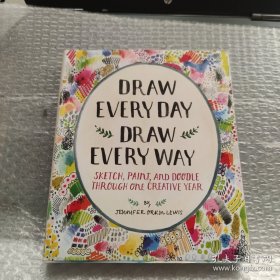 Draw Every Day, Draw Every Way (Guided Sketchbook) 每天画幅画，尝试各种绘画方式 素描本