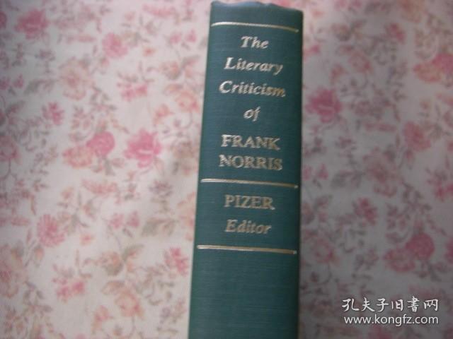 The literary criticism of Frank Norris