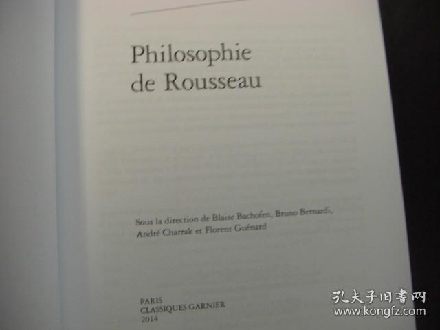 Philosophie de Rousseau