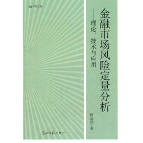 金融市场风险定量分析：理论、技术与应用