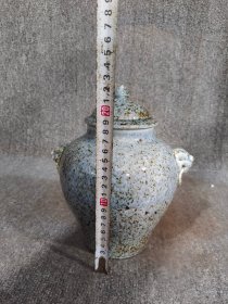 雪花兰盖罐
口径16cm
高度22cm