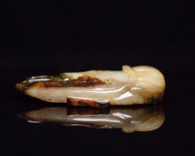 和田玉面谱
规格:   12×7.7×2.7厘米   重   201克。